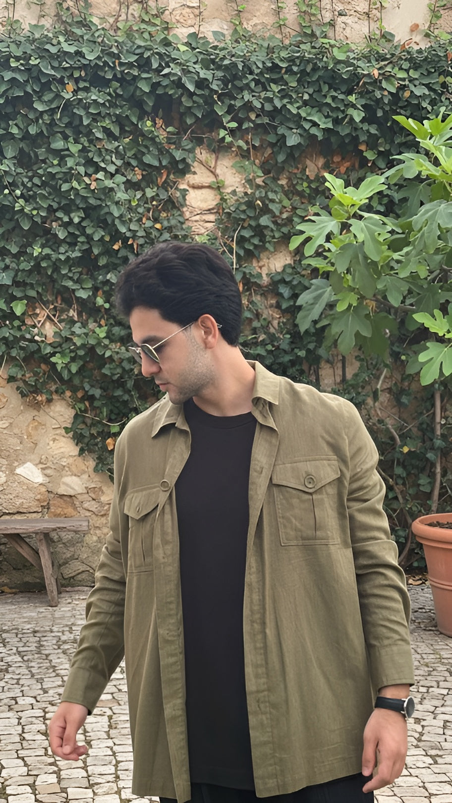Olive Overshirt